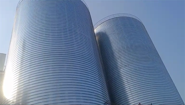 句容2座混凝土高架卷板仓