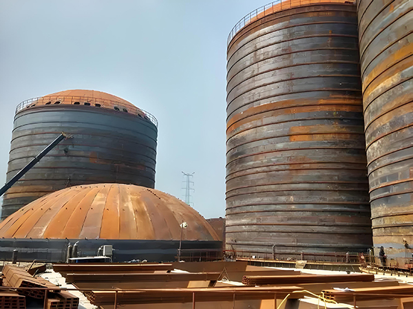 句容焦粉钢板仓